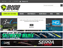 Tablet Screenshot of bassstoreitaly.com
